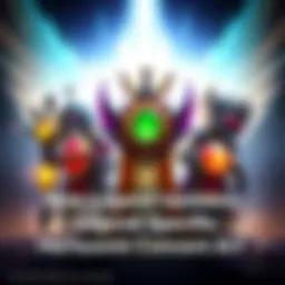 Concept art showing various legend-specific heirlooms with unique designs and bright colors, hinting at upcoming game updates.