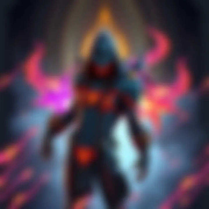 A vivid representation of a Legendary skin in a video game, showcasing intricate designs and vibrant colors that appeal to fans.