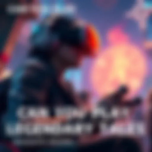 A player immersed in the action of Legendary Tales, using a VR headset and controllers, showcasing the game's solo play experience.