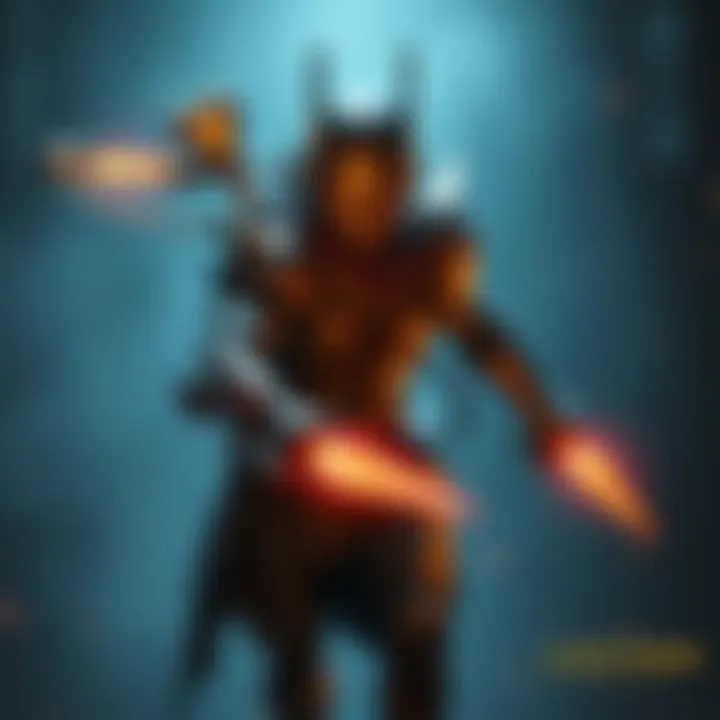 Legion character equipped with Iri pin, demonstrating enhanced speed and agility in a dark and tense game environment.