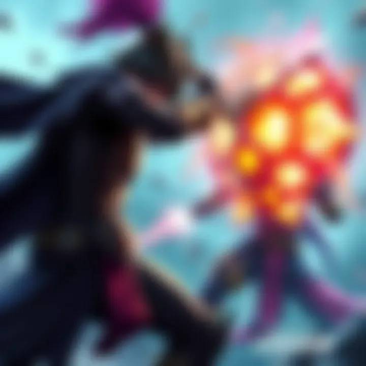 A Legion character facing off against an Ion enemy in a game, showcasing action and strategy