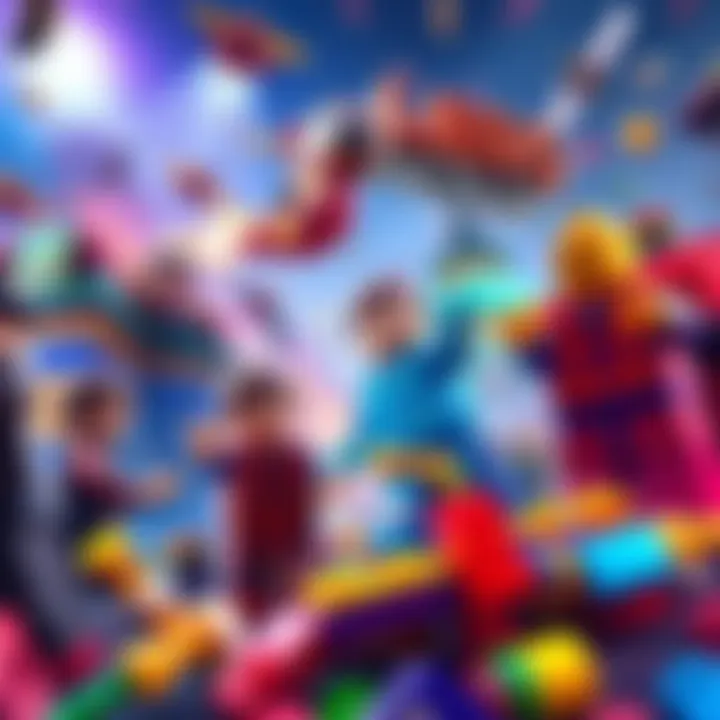 Lego Movie Game Adventure Players building and exploring in The Lego Movie: Video Game, featuring colorful Lego blocks and characters engaging in missions.