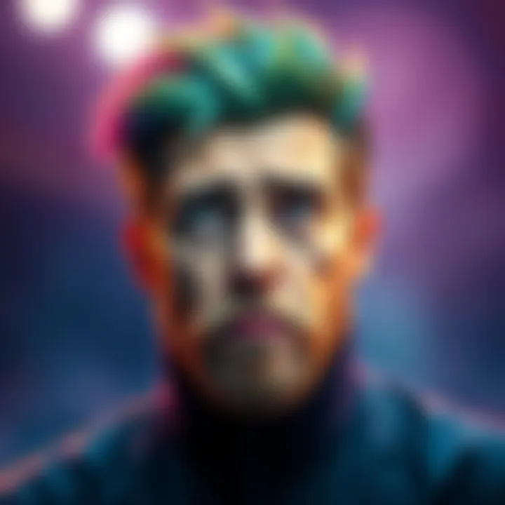 Leo Kasper Meme Character A depiction of Leo Kasper in a colorful meme style, showcasing his unique traits that resonate with people online.