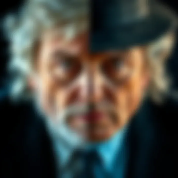 A split image showing Leo Kasper on one side and James Earl Cash on the other, highlighting their different styles and appearances.