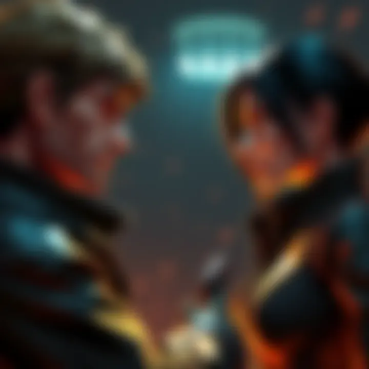 A scene showing Leon and Ada in a heated moment, highlighting their complex relationship in the video game remake.