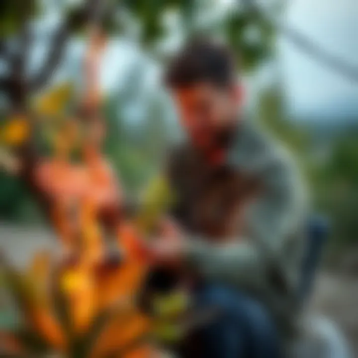 Leon demonstrates simple aura farming methods in a casual outdoor setting, showing how easy it can be.