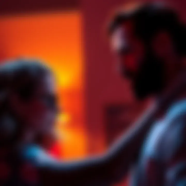 Leon addresses Ashley about her toxic behavior in a tense scene from the original series