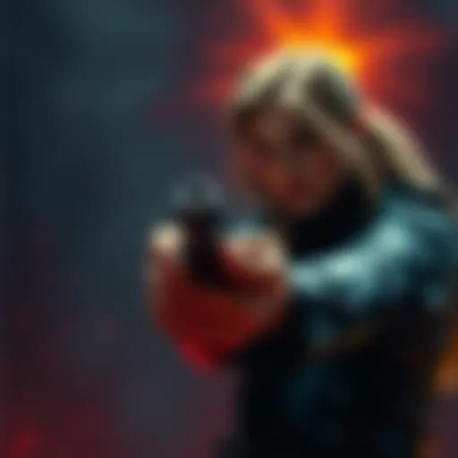 Leon gives Grace a single bullet from the Requiem, highlighting a tense moment between them