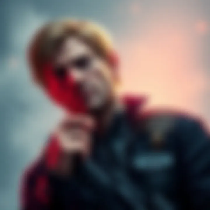 Leon Kennedy Reflects on His Journey Leon Kennedy, aged 49, stands in a thoughtful pose, showcasing signs of maturity and experience, symbolizing the growth of aging characters in video games.