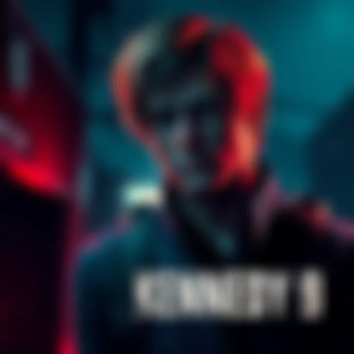 Leon Kennedy looks uneasy in a dark, eerie setting, highlighting his struggle with horror elements in the game.