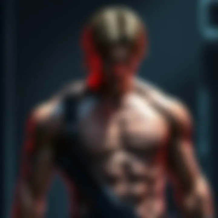 Leon Kennedy showing his muscular physique in the RE4 Remake, sparking debate among fans.