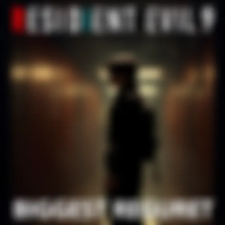 Leon reflecting on his past Leon from Resident Evil 9 standing in a dimly lit room, looking contemplative as he thinks about his biggest regret, with shadows casting across his face.