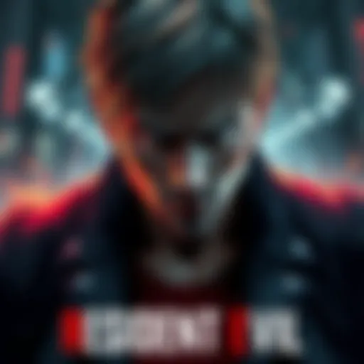 Leon shown with a masculine appearance and quirky style in the latest Resident Evil game