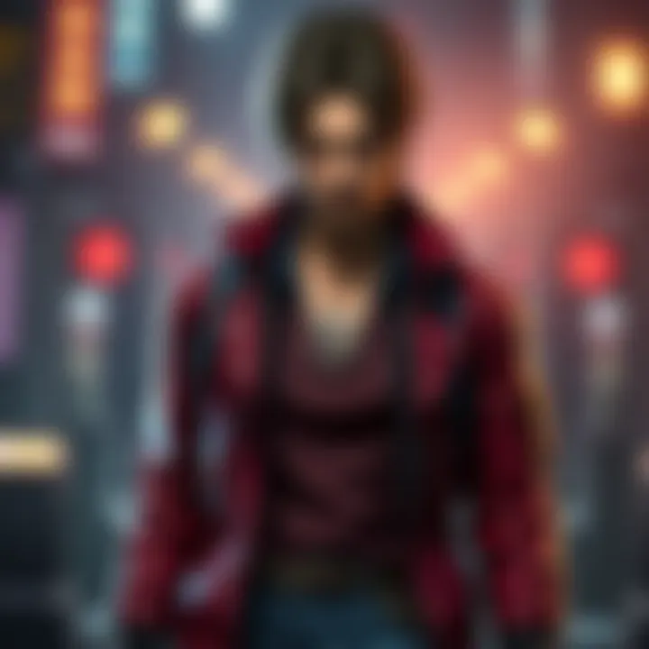 Leon showcasing his various outfits from Resident Evil 9 and Vendetta, highlighting his iconic looks