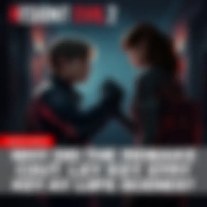 Leon and Sherry in Resident Evil 2 Leon Kennedy and Sherry Birkin interact in a dark, tense environment from Resident Evil 2, showcasing their relationship