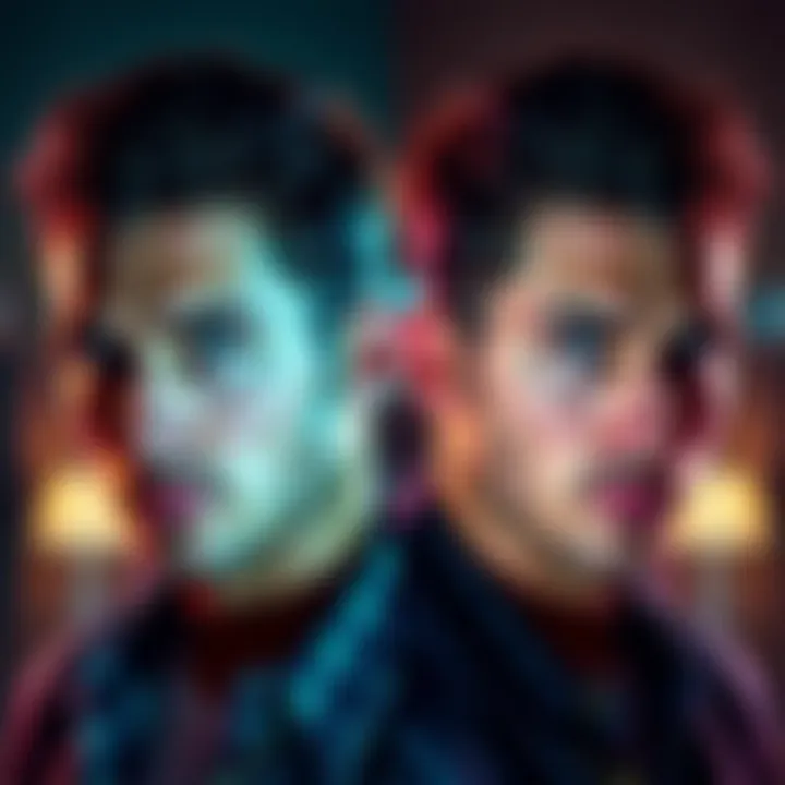 Comparison of Leon and Chris A side-by-side comparison of two men, Leon and Chris, evaluating their attractiveness and charm