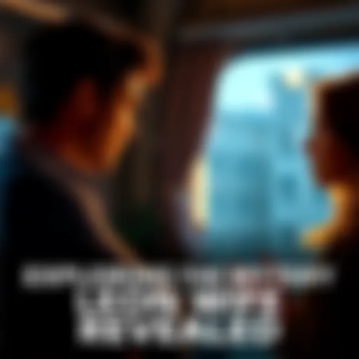 Leon and his wife discussing Leon talking to a woman, revealing hints about their relationship and her identity