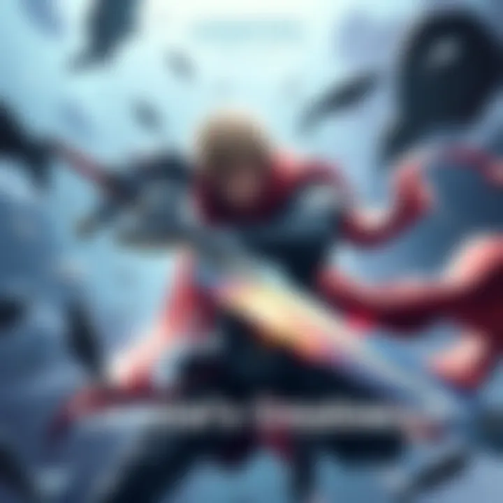 A gamer wielding Leontiel's Greatsword during a battle, showcasing its power and unique skill Muleta.