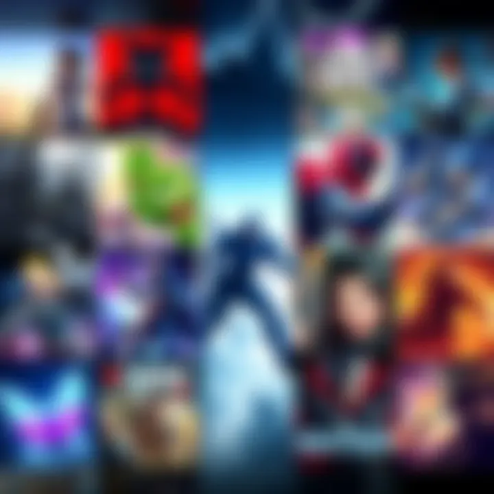 A collage of various lesser-known video game covers set against a bright background, showcasing unique art styles and characters.