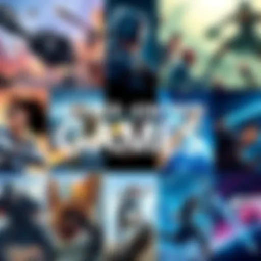 A collection of lesser-known video game covers featuring unique characters and artwork, showcasing exciting gameplay options.