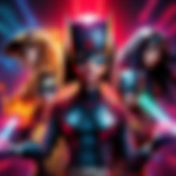 A group of lesser-known Marvel characters showcased on a social media platform, sparking excitement among fans.