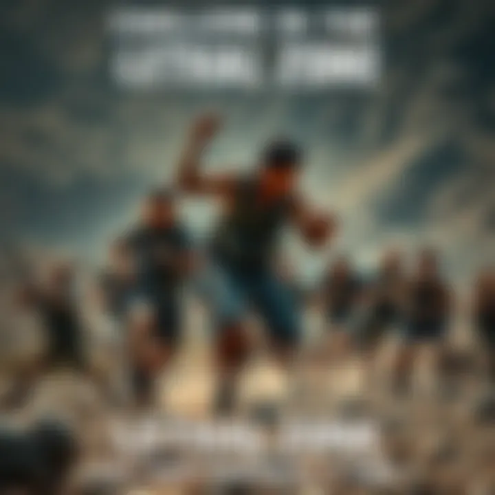 A group of people pushing their limits in a rugged outdoor setting, displaying strength and determination while facing tough obstacles.