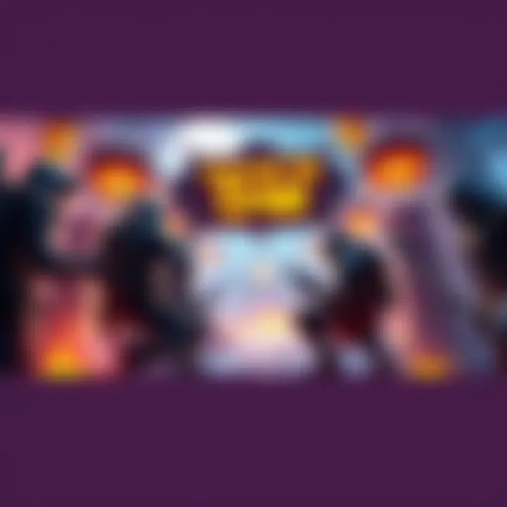 A group of level 50 players discussing strategies in a game environment with abundant loot and quests around them.