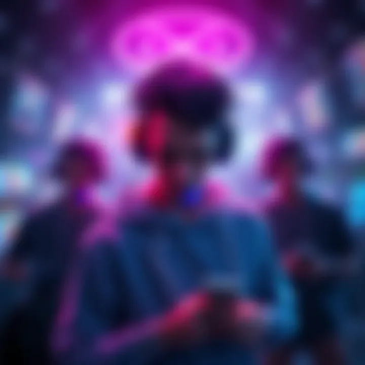 Players confused by random level up sounds and light effects in a game setting.