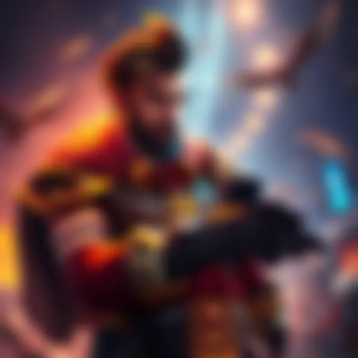 Leveling Up Journey A player character grinding through levels, showcasing the effort and challenges of progressing from level 430 to 450, without any special events.