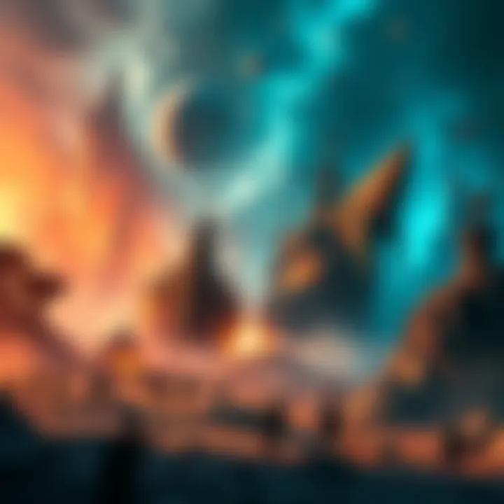 Leviathan and Dreadnaught Areas A vibrant scene showcasing the iconic Leviathan and Dreadnaught game zones, filled with players exploring the rich environments