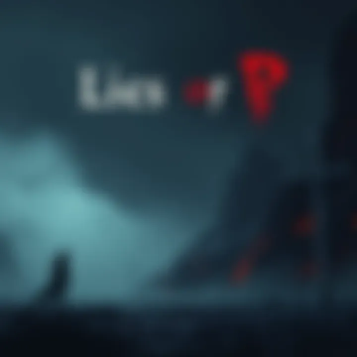 Lies of P Game Cover A character standing in a dark, atmospheric world, showcasing stunning art and combat elements from Lies of P.