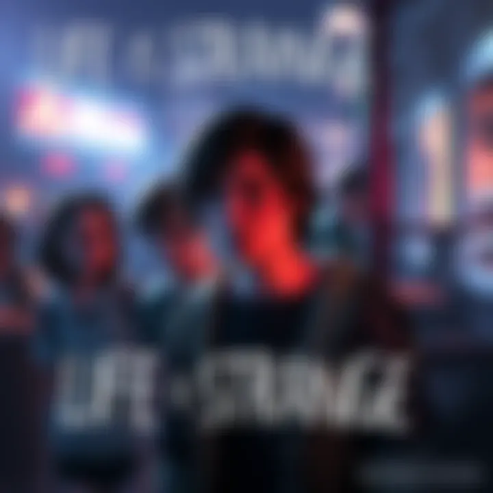 A screenshot from Life Is Strange Remastered showcasing improved graphics and characters in a vibrant scene.