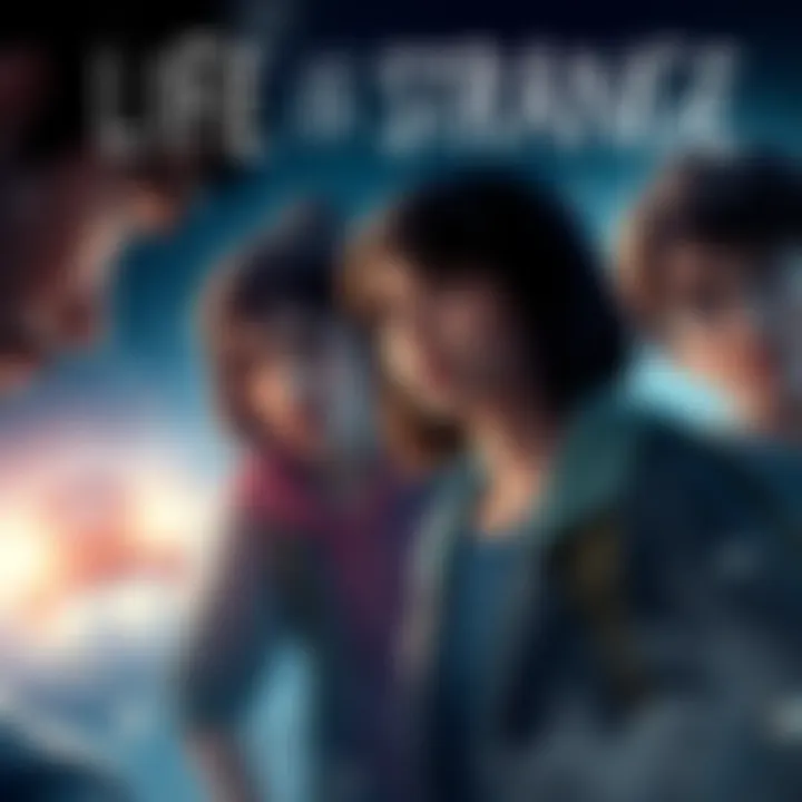 A scene from Life is Strange featuring characters in a dramatic moment with emotional expressions