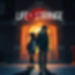 Max and Chloe from Life is Strange standing in front of Blackwell Academy, ready for a new challenge in Dead by Daylight.