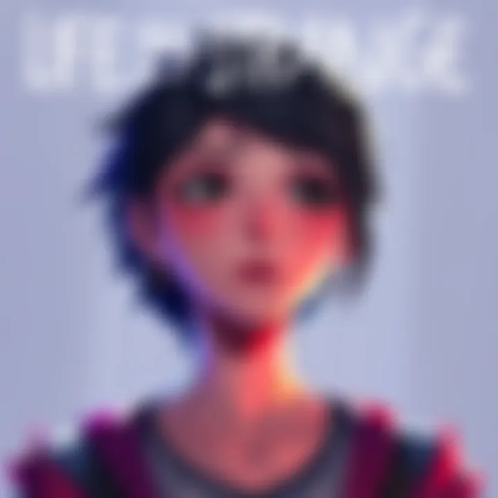 Creative illustration of a new main playable character designed for the upcoming Life is Strange game, showcasing a unique style and vibrant colors.