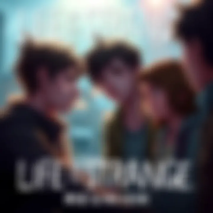 A scene showcasing characters from Life is Strange: Reunion in an emotional moment, highlighting their expressions and interaction.