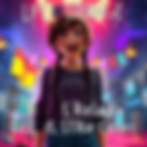 A vibrant character standing in a colorful setting, expressing emotions that resonate with fans, surrounded by elements from Life is Strange: True Colors.