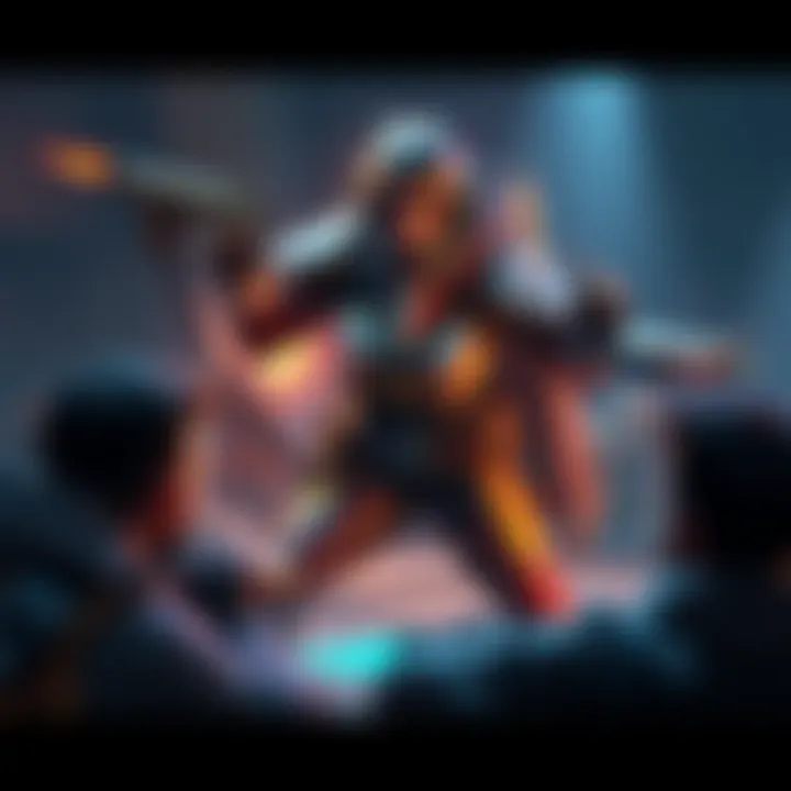 Gameplay with Lifeline Character A scene showing the Lifeline character dominating the game with high survivability and support abilities amid frustrated players, highlighting ongoing balance issues.