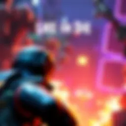 Gameplay scene from Like or Die A character facing a challenging environment in the game Like or Die, showcasing intense action and vibrant graphics.
