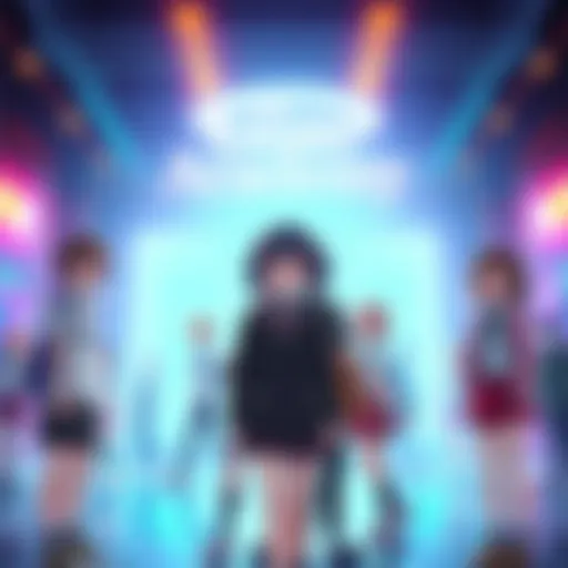 Lilac Academy Visual Novel Cover Cover of Lilac Academy showing a choice between an all-male and all-female cast with colorful backgrounds and characters