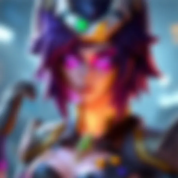Moira character wearing the Lilith skin in Overwatch, showcasing her unique look and abilities