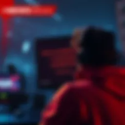 A graphic showing a disappointed player looking at a screen with low blood points during an anniversary event.