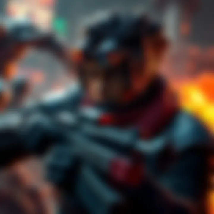 A scene from a linear singleplayer game showing a character in intense gameplay, focusing on combat and strategy without distractions.