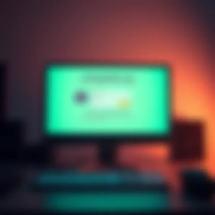 A computer screen showing the Battle.net account linking process with clear instructions.