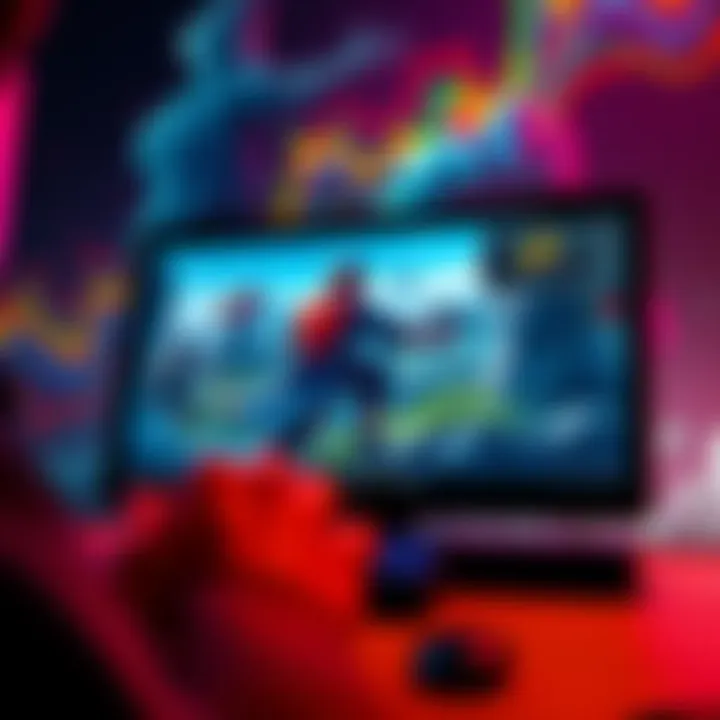 Linux Gaming Enhancement A screenshot showcasing faster Windows games running on a Linux desktop with Wine 11 installed.