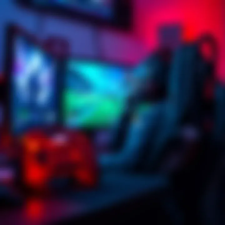 A gaming computer with Linux operating system displaying a gameplay scene, showcasing anticheat software issues