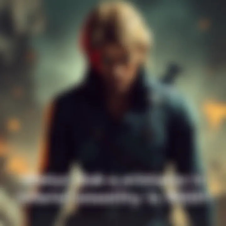 Liquid Snake stands in a tense pose, showing his frustration related to his genetics, set against a backdrop of the Metal Gear Solid environment.