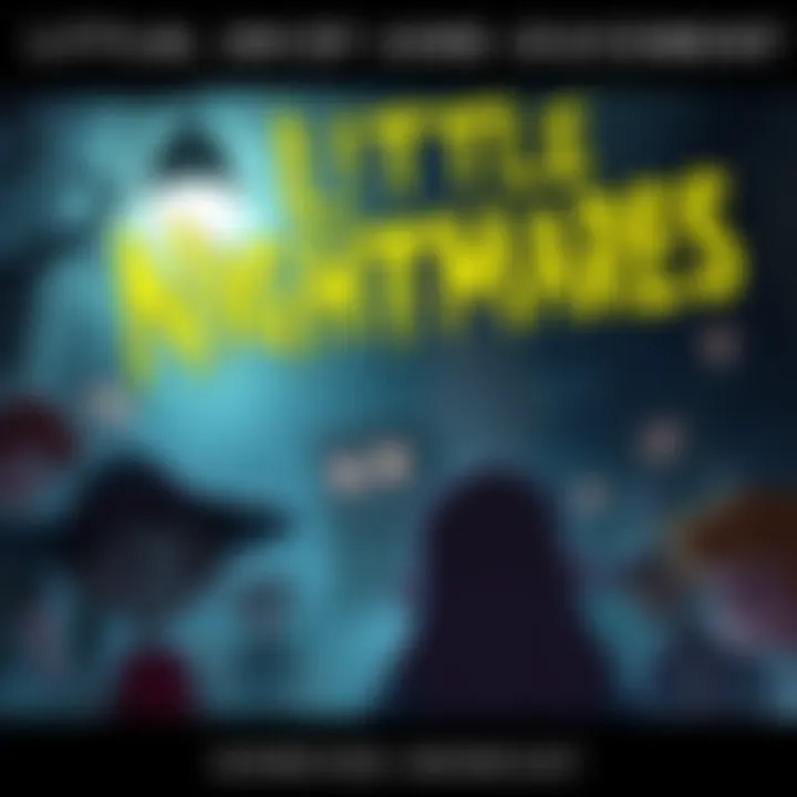 A dark and mysterious scene featuring characters from Little Nightmares, hinting at upcoming game content and updates, with excitement in the air for the June 24 event.