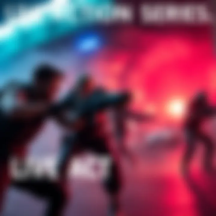 A scene from the live action marketing series for Prototype showing dynamic action and character interactions