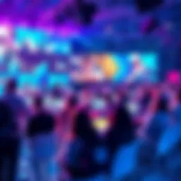 A collage of key moments from a recent live gaming event, showcasing players and discussions.